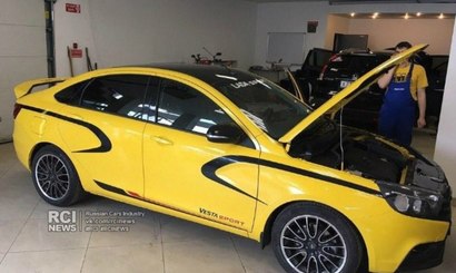 В Сети появились снимки самой мощной Lada Vesta В Сети появились снимки самой мощной Lada Vesta